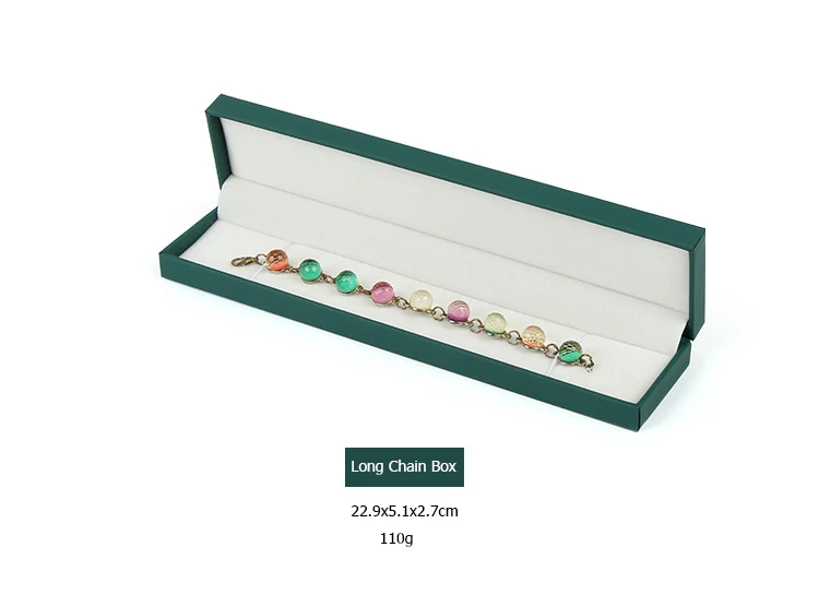 Finest Leatherette Jewelry Ring Earring Bracelet Pendant Necklace Gift Display Packaging Box Jewellery Present Storage Organizer