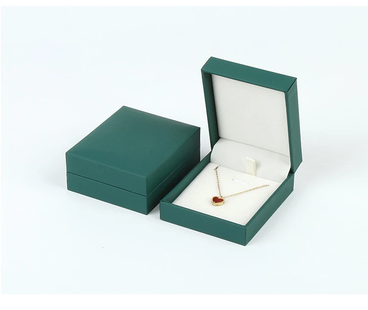 Finest Leatherette Jewelry Ring Earring Bracelet Pendant Necklace Gift Display Packaging Box Jewellery Present Storage Organizer