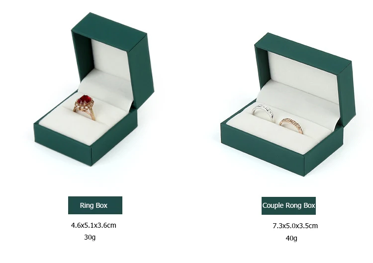 Finest Leatherette Jewelry Ring Earring Bracelet Pendant Necklace Gift Display Packaging Box Jewellery Present Storage Organizer
