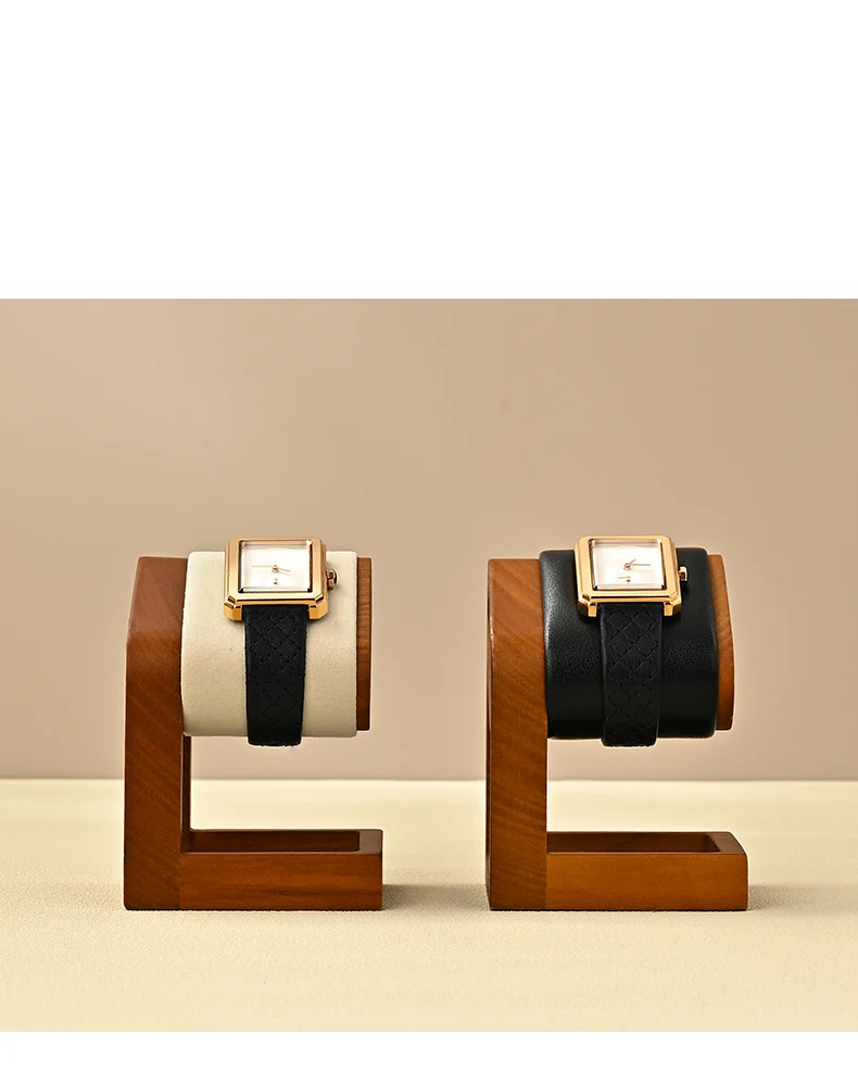 Oirlv Wooden Watch Stand Bracelet Display Rack Jewelry Storage Electronic Watch Holder Jewelry Retail Stores Watch Holder Gift