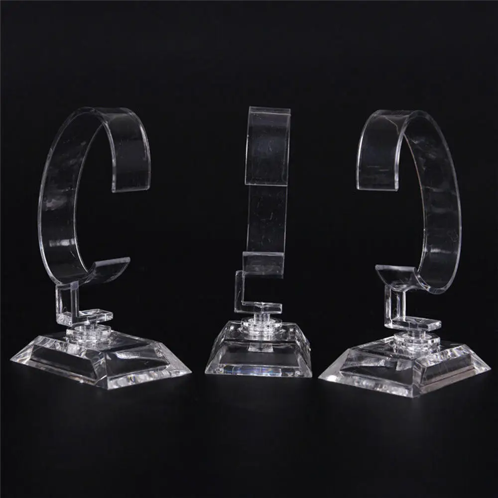 New Transparent Acrylic Sale Show Case Stable Watch Display Rack Wrist Watch Show Stand Exhibition Frame Jewelry Holder