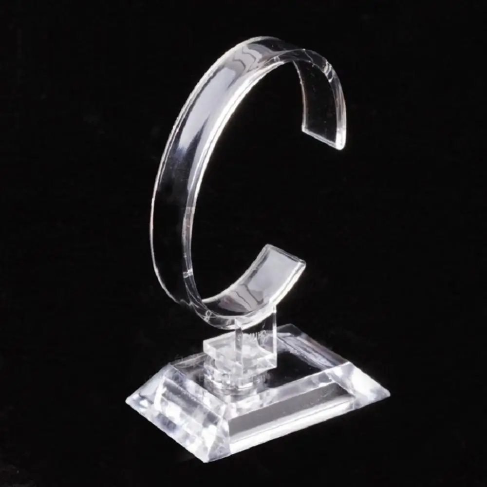 New Transparent Acrylic Sale Show Case Stable Watch Display Rack Wrist Watch Show Stand Exhibition Frame Jewelry Holder