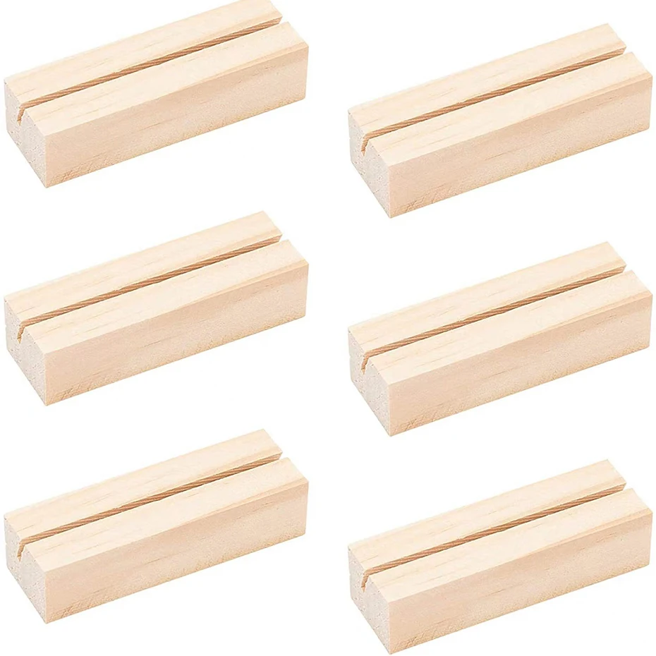 Wood Display Base Jewelry Earrings Necklace Stands Holders Earring Cards Wood Base Retail Exhibitor Decoration