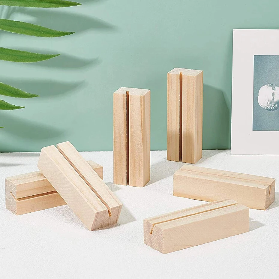 Wood Display Base Jewelry Earrings Necklace Stands Holders Earring Cards Wood Base Retail Exhibitor Decoration