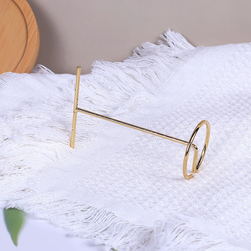 Jewelry Display Rack Metal T-shaped Earrings Necklace Storage Holder Stand Show Charms Universal Professional Showcase