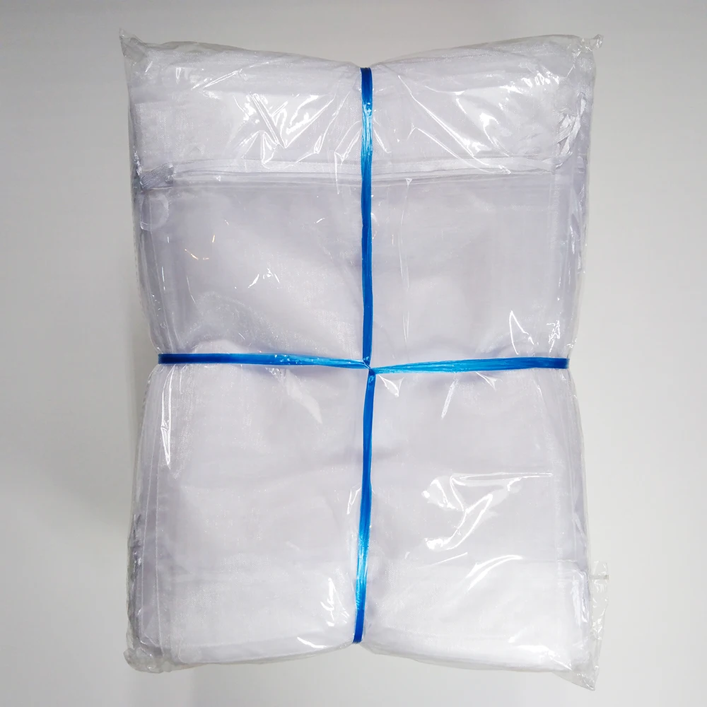 1000pcs 7x9 9x12 10x15 13x18 15x20CM Organza Bags Jewelry Packaging Bags Wedding Party Decoration Gift Bag Box Drawstring Pouch