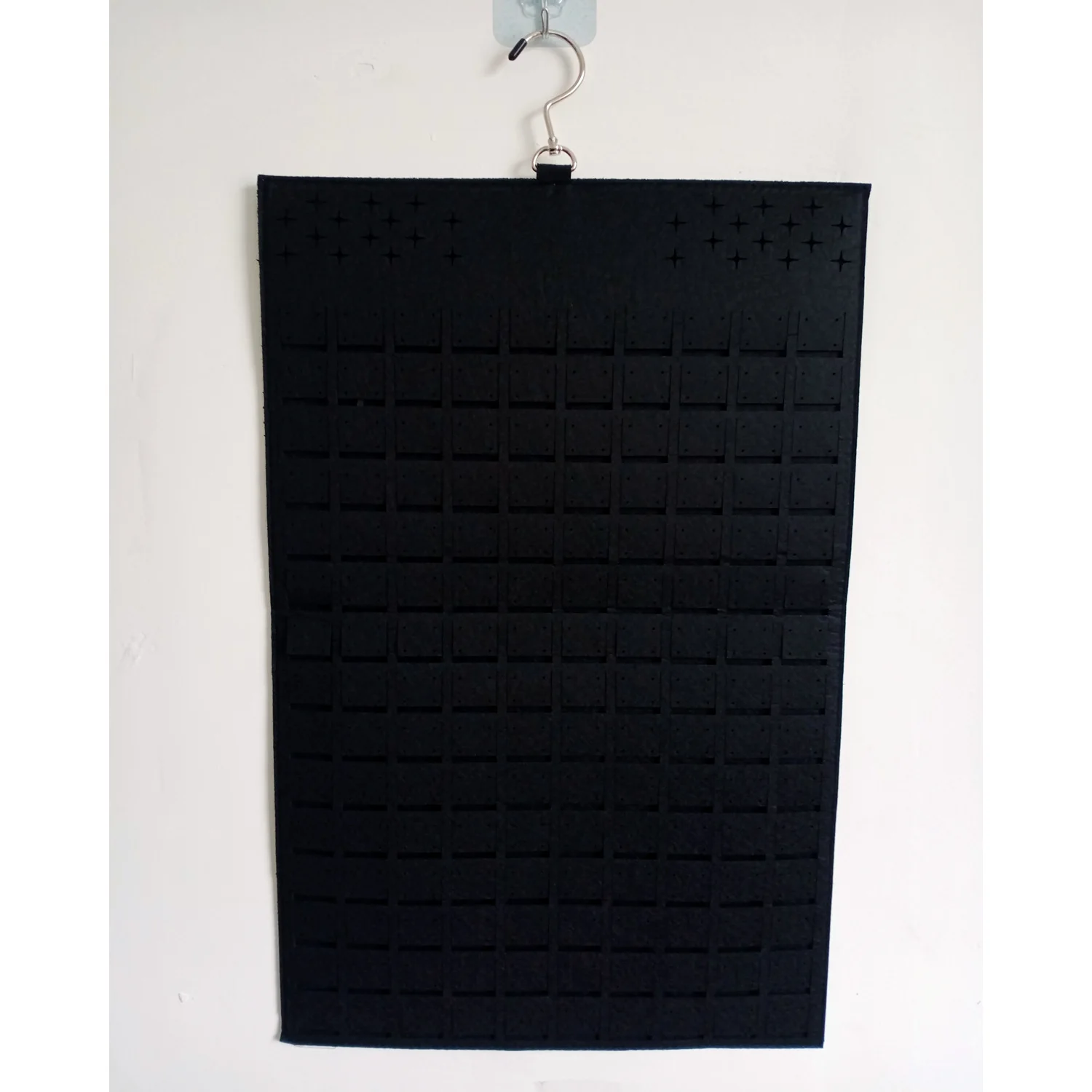 300Pairs Hanging Jewelry Organizer Bag for Earrings Necklace Bracelets Display Storage Double Sided Felt Rotating Hanger Joyero