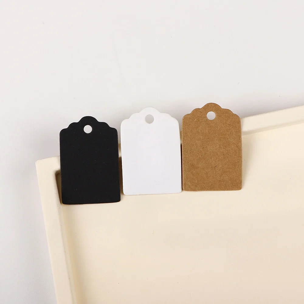 26Types 50Pcs Necklace Earrings Jewelry Display Kraft Paper Blank Card Label Wholesale Packaging Handmade DIY Accessory Supplier