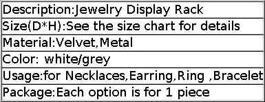 Jewelry Store Window Jewelry Display Case Fashion White Flannelette Head Jewelry Display Rack Ring Necklace Display Rack