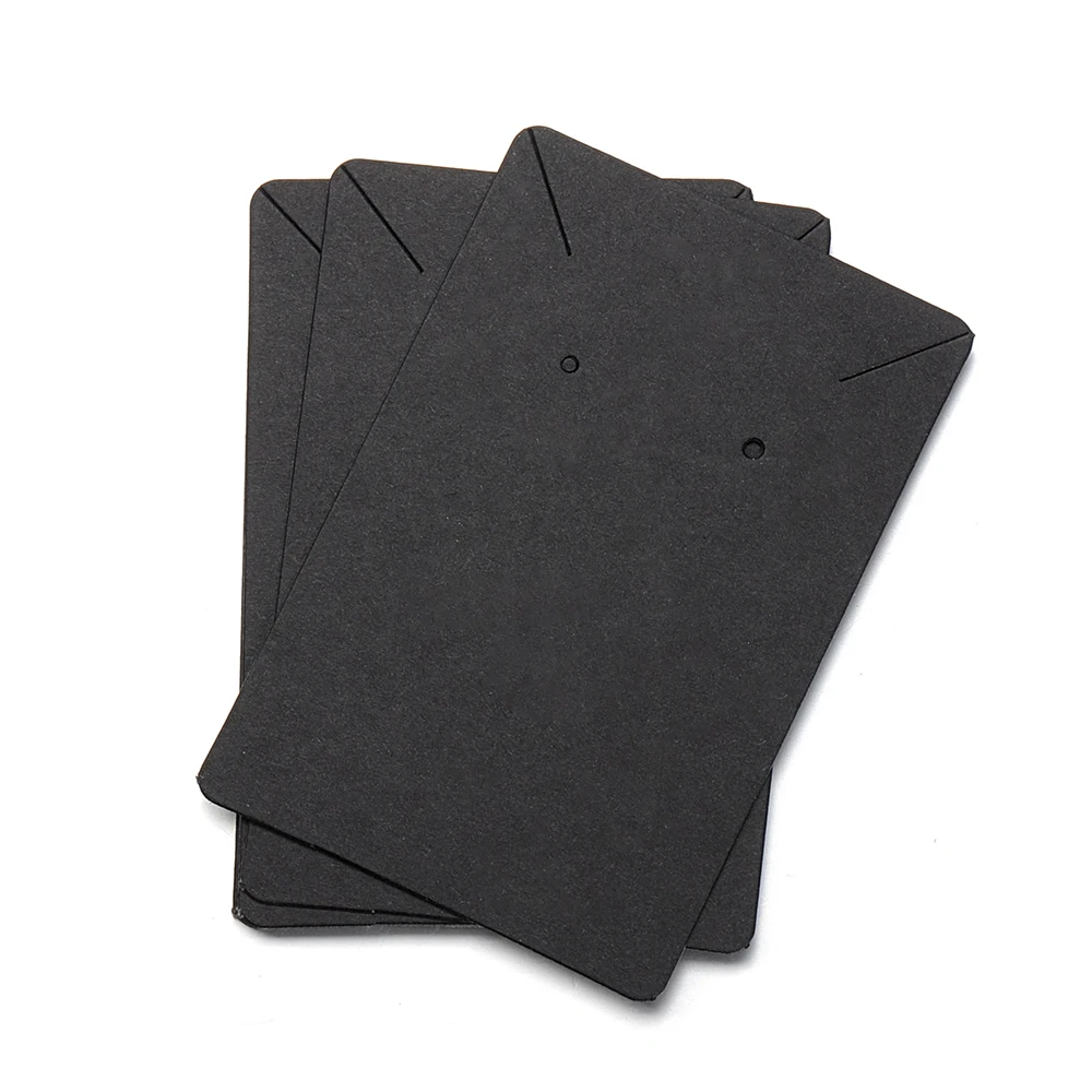 50pcs 6x9cm Earrings Necklaces Display Cards Cardboard Earring Packaging Hang Tag Card Ear Studs Paper Card for Jewelry DIY