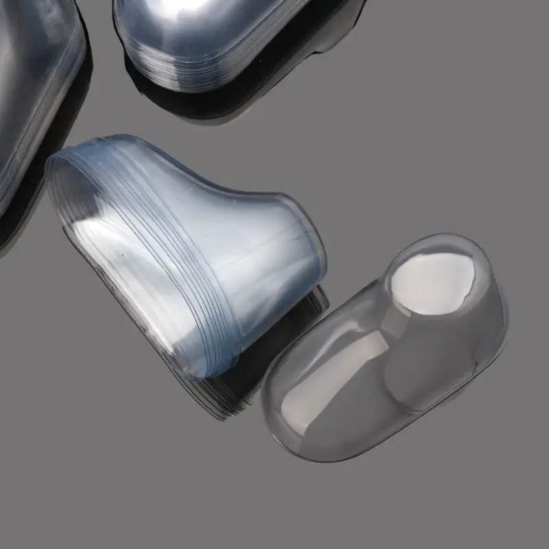 10Pcs Clear Plastic Baby Feet Display Baby Booties Shoes Socks Showcase Feet Display Half Boots Shoes Transparent PVC