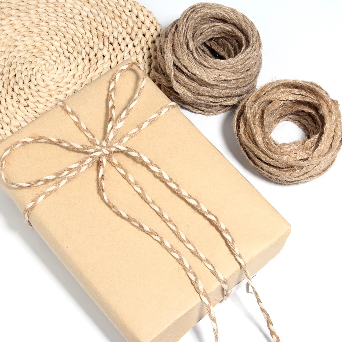 5/10Meters Linen Burlap Fabric Ribbon Macrame Craft Linen Webbing for Wedding Decoration Gifts Box Bouquet Bow Packaging Stuff