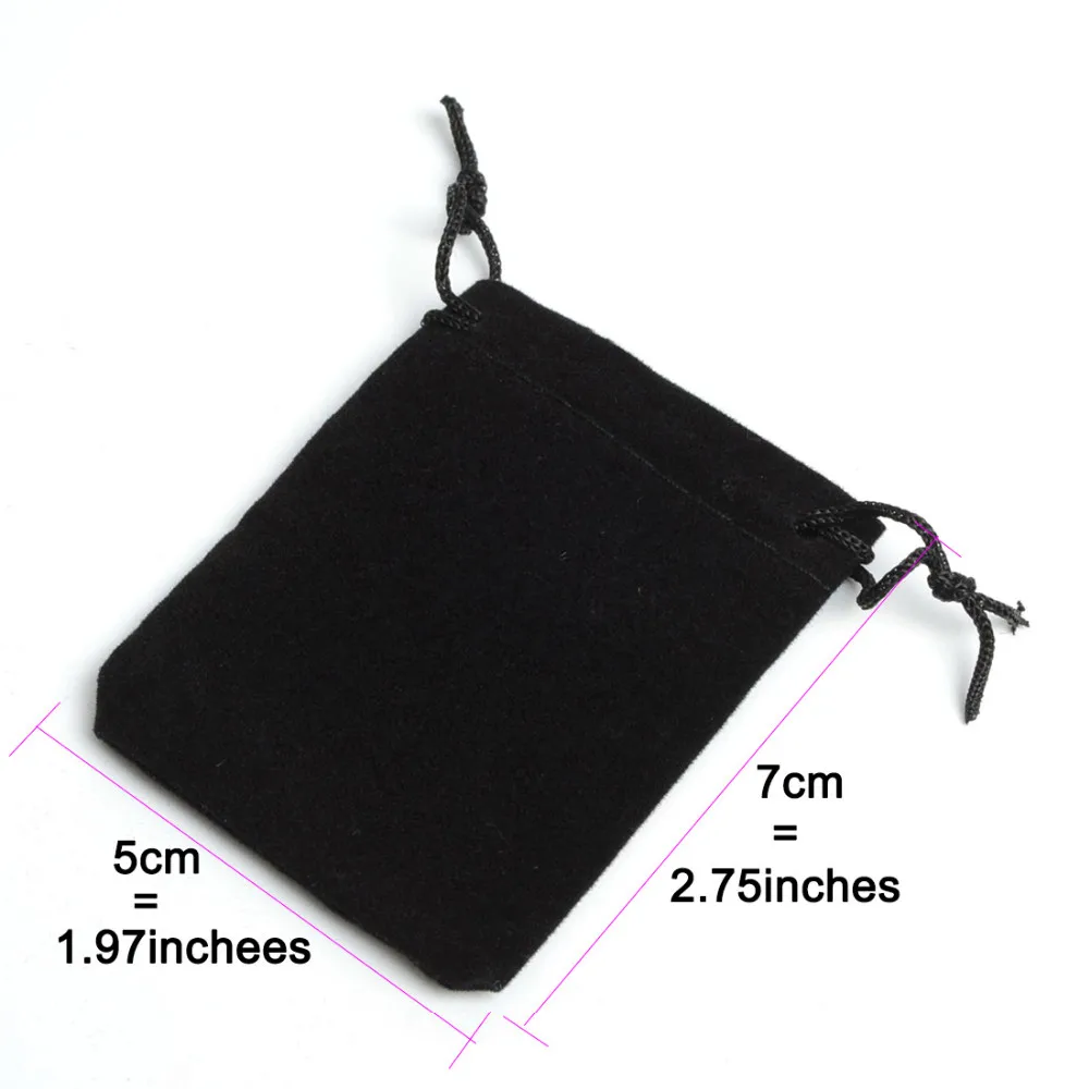 5x7cm Velvet Bag Drawstrings Pouches Small size Jewelry Gift Display Packing Bags Pouch Velvet Wholesale Custom 100Pcs