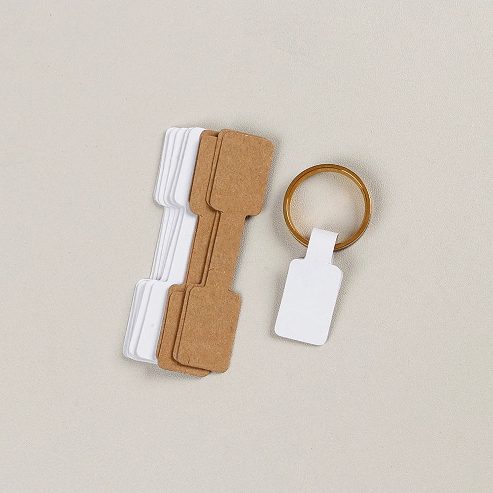 100/200pc Square Price Tag for Jewelry Stand 8 Color Display Card Earring Necklace Bracelet Blank Self Adhesive Label Packaging