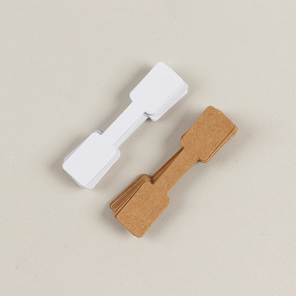 100/200pc Square Price Tag for Jewelry Stand 8 Color Display Card Earring Necklace Bracelet Blank Self Adhesive Label Packaging