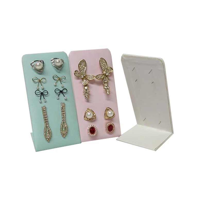 Earrings Holder Jewelry Organizer Earring Cards Ear Studs Organizer Jewelry Display Stand 12 Holes Earrings Studs Display Rack