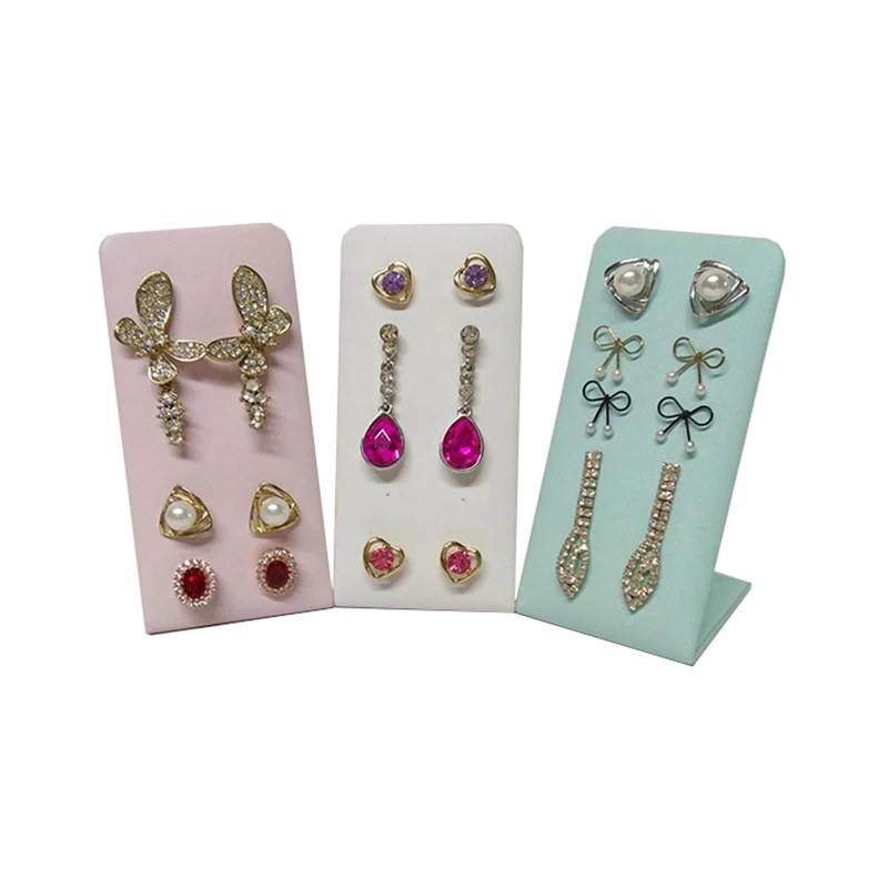 Earrings Holder Jewelry Organizer Earring Cards Ear Studs Organizer Jewelry Display Stand 12 Holes Earrings Studs Display Rack