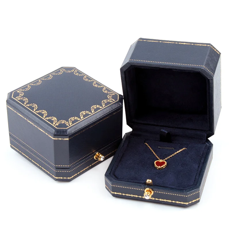 European style jewelry box proposal wedding jewelry packaging box ring box necklace Octagon Bracelet package