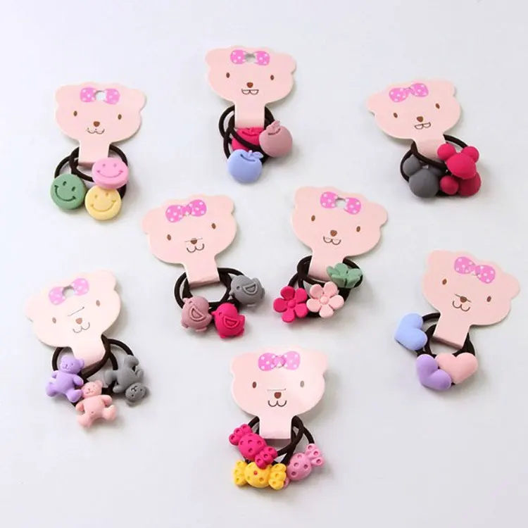 50pcs/lot Cute Jewelry Packing Cards Pink Kraft Paper Tag for Headband Necklace Bracelet Display Cardboard Holder Retail Lables