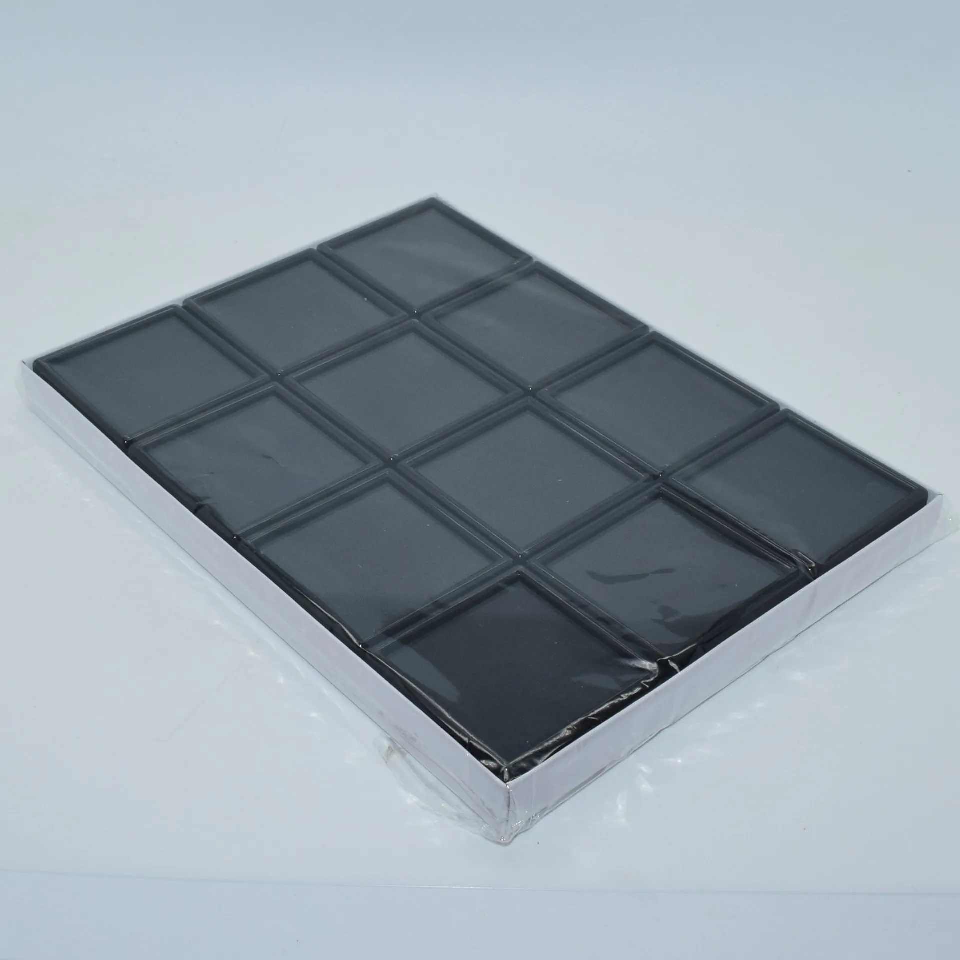 Wholesale Gemstones Collection Box Loose Diamond Jewelry Display Case Holder Gem Show Storage Container Box Plastic White Black