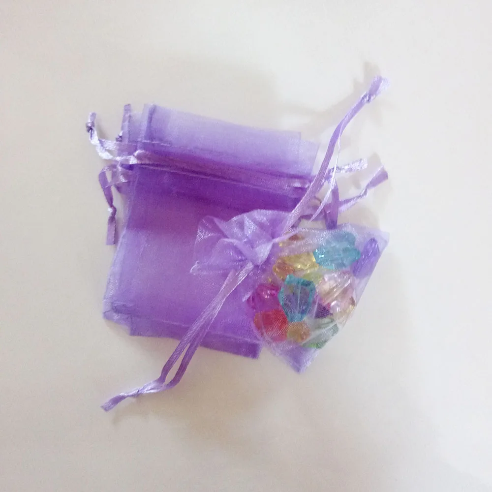 50pcs 17x23 20x30 Jewelry Packaging Drawable Organza Bag Jewelry Pouches Wedding Party Decoration Gift Bags Jewelry Packing Bags