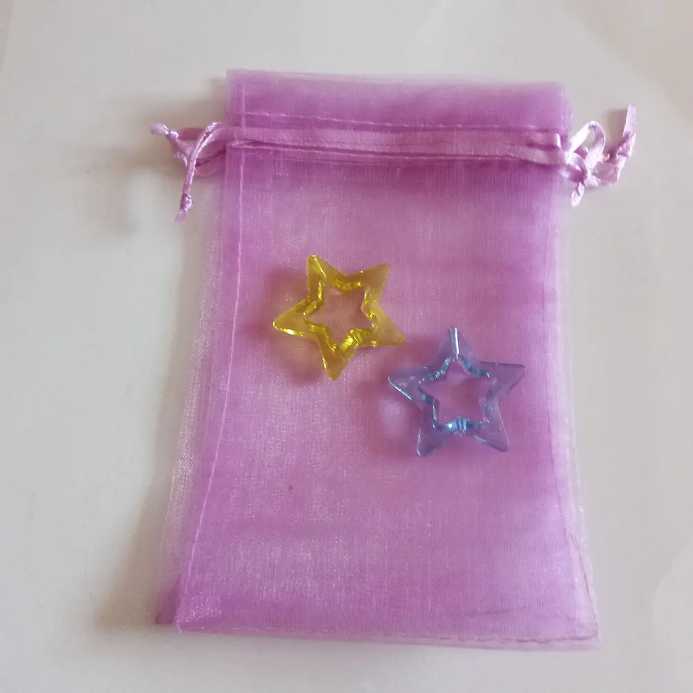 50pcs 17x23 20x30 Jewelry Packaging Drawable Organza Bag Jewelry Pouches Wedding Party Decoration Gift Bags Jewelry Packing Bags