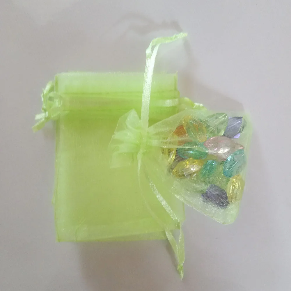 50pcs 17x23 20x30 Jewelry Packaging Drawable Organza Bag Jewelry Pouches Wedding Party Decoration Gift Bags Jewelry Packing Bags
