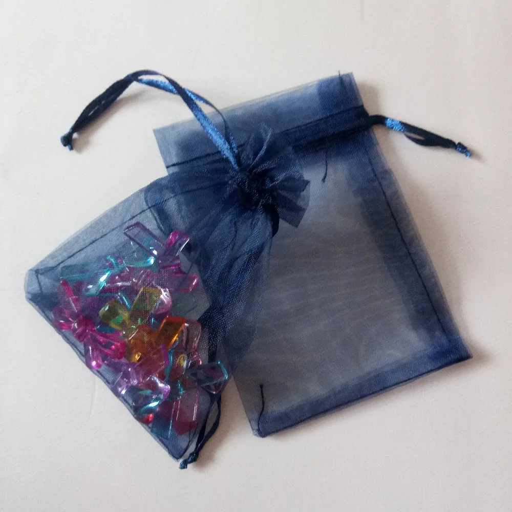 50pcs 17x23 20x30 Jewelry Packaging Drawable Organza Bag Jewelry Pouches Wedding Party Decoration Gift Bags Jewelry Packing Bags
