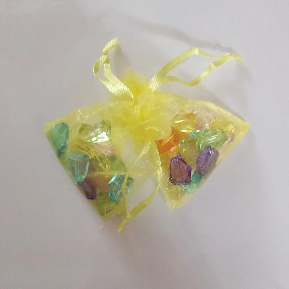 50pcs 17x23 20x30 Jewelry Packaging Drawable Organza Bag Jewelry Pouches Wedding Party Decoration Gift Bags Jewelry Packing Bags
