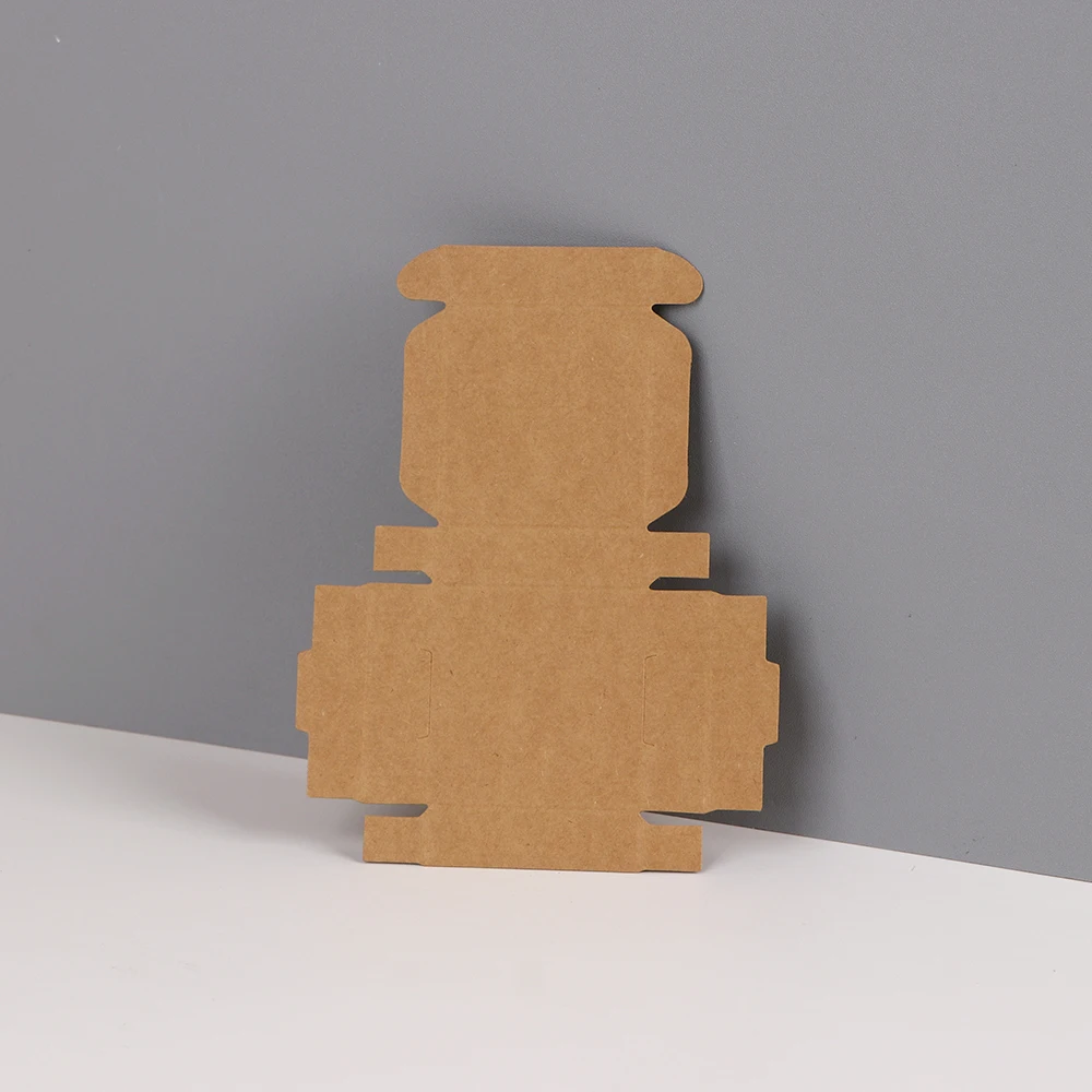 25/50 Pcs 12x15.5cm Necklace Earrings Anklet Jewelry Packaging Kraft Paper Foldable Box Wholesale Ornaments Reveal Cards Label