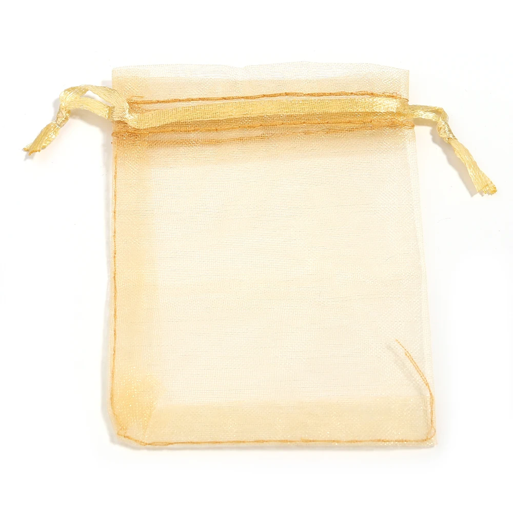 10pcs/Lot 24 Colors Organza Bags Jewelry Bag Wedding Gift Storage Drawstring Pouches Jewelry Packaging Bags Present Wholesale