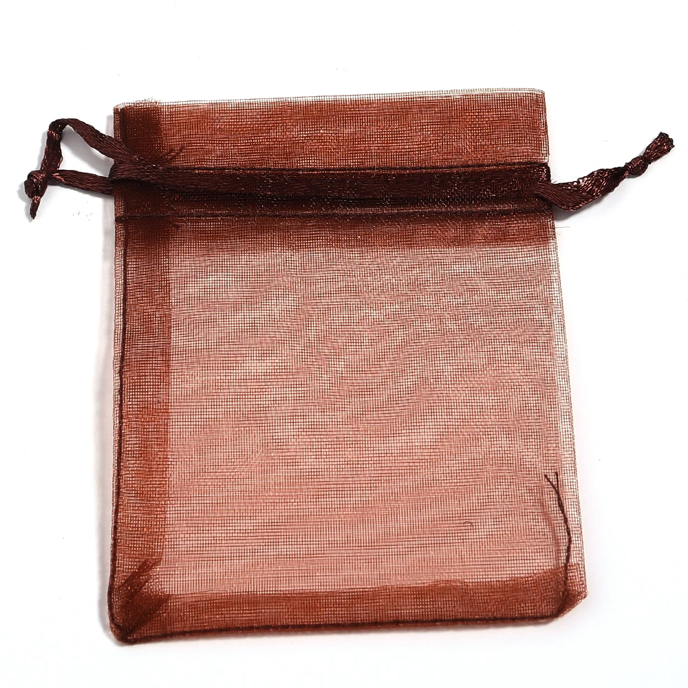 10pcs/Lot 24 Colors Organza Bags Jewelry Bag Wedding Gift Storage Drawstring Pouches Jewelry Packaging Bags Present Wholesale