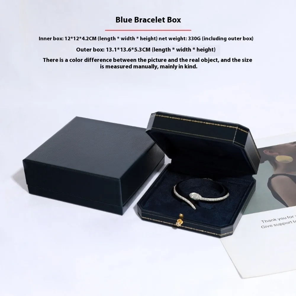Free Custom Logo European Jewelry Box Proposal Ring/Necklace/Bracelet Organizer,Luxury Velvet-Lined Storage Case for Engagement