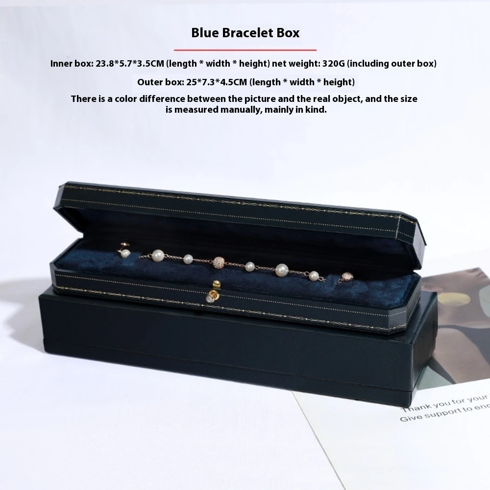 Free Custom Logo European Jewelry Box Proposal Ring/Necklace/Bracelet Organizer,Luxury Velvet-Lined Storage Case for Engagement