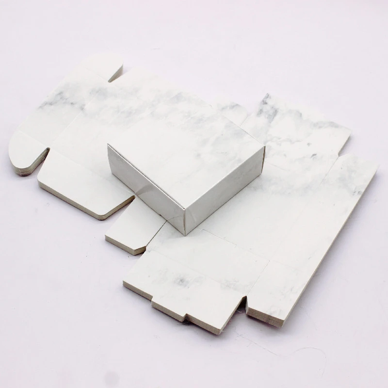 10Pcs Paper Gifts Package Box 7.5x7.5x3cm White DIY Christmas Window Candy Wedding Favors Jewelry Party Suppiles Wrapping Box