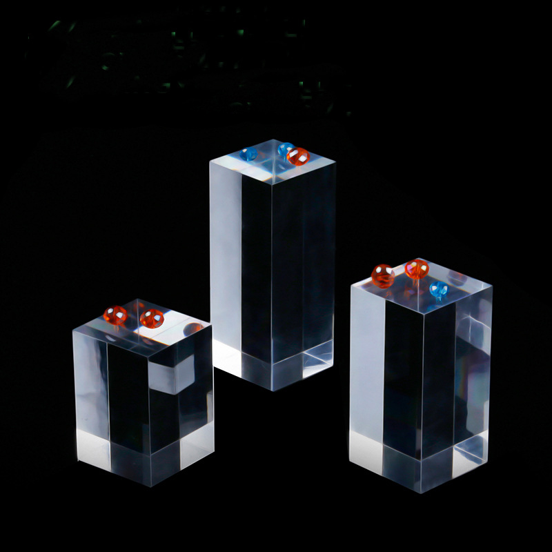 Acrylic Blocks Jewelry Holder Jewellery Organizer Display Stand for Bracelet Necklace Ring Earring Cosmetics Perfume Rack