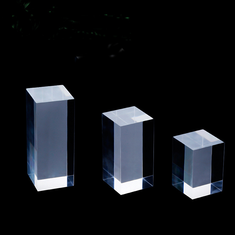 Acrylic Blocks Jewelry Holder Jewellery Organizer Display Stand for Bracelet Necklace Ring Earring Cosmetics Perfume Rack