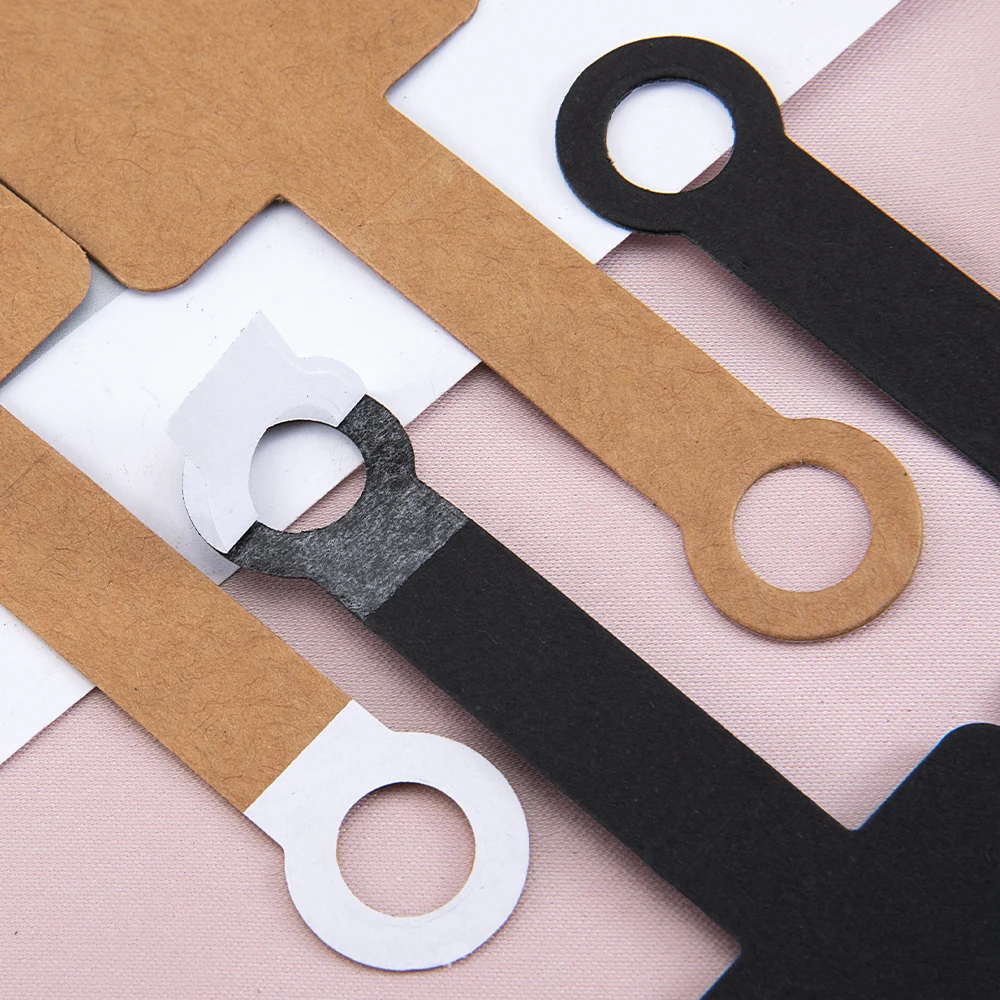 50pcs Adhesive Flodable Display Card Necklace Bracelet Jewelry Hanging Price Tag for Small Business Jewelry Display&Packaging