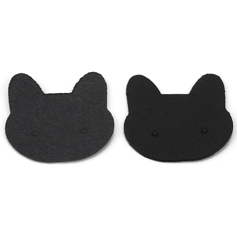 50-100pcs Cat Card Jewelry Display Cardboards Earrings Ear Studs Cards Necklace Flower Price Tags Cards DIY Storage Accessories