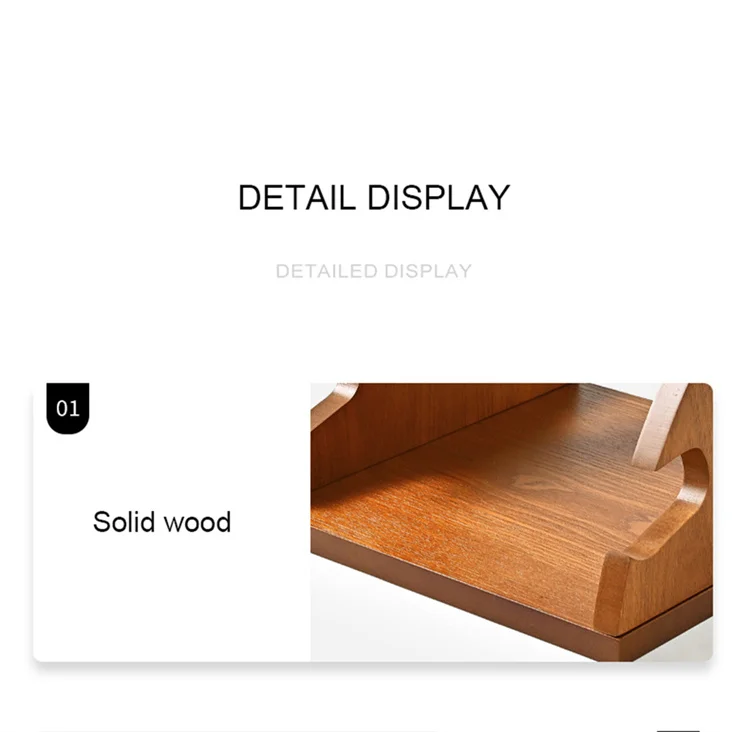 Oirlv 3 Layer Wooden Watch Stand Jewelry Organizer Jewelry Display Rack Large Capacity Watch Display Props Bracelet Jewelry Rack