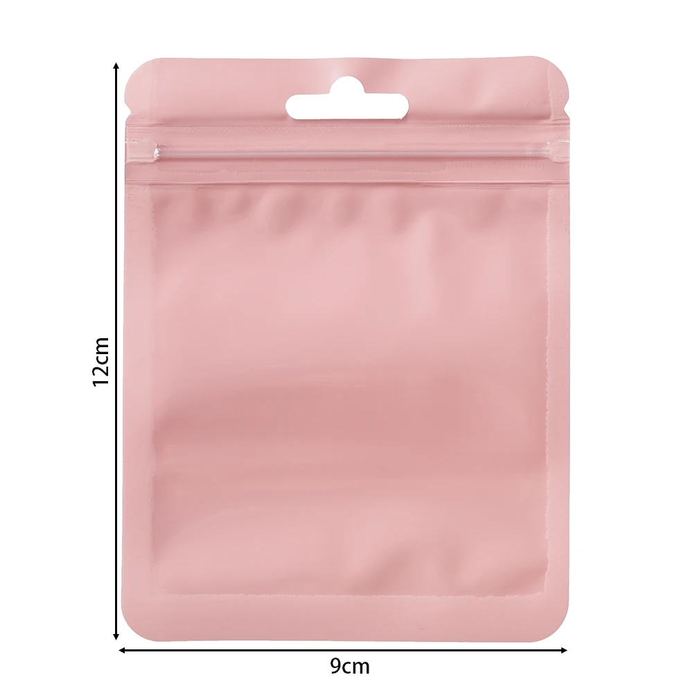 20/50pcs Iridescent Self Sealing Bags Macaron Color Plastic Packaging Pouch Jewelry Retail Storage Pouch Gift Bag