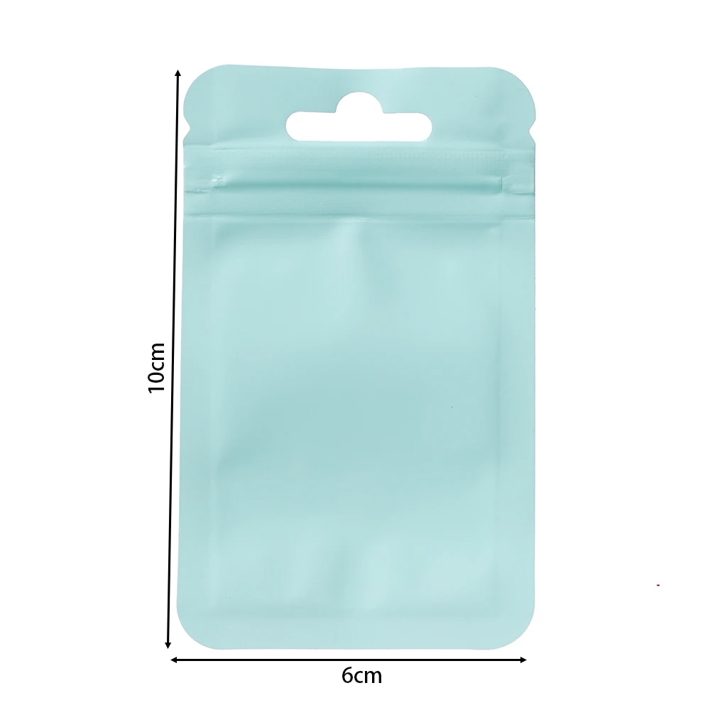 20/50pcs Iridescent Self Sealing Bags Macaron Color Plastic Packaging Pouch Jewelry Retail Storage Pouch Gift Bag