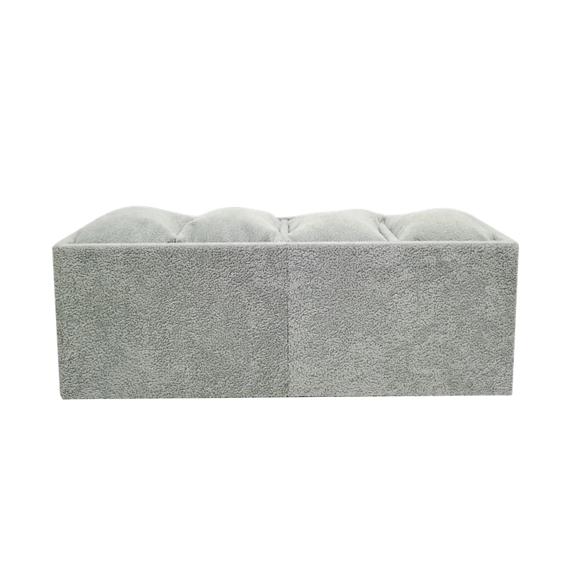 Velvet 3 Tier Bracelet Jewelry Display Tray 9 Grid With Pillow Bangle Necklace Storage Tray Watch Jewelry Organizer Stand Holder