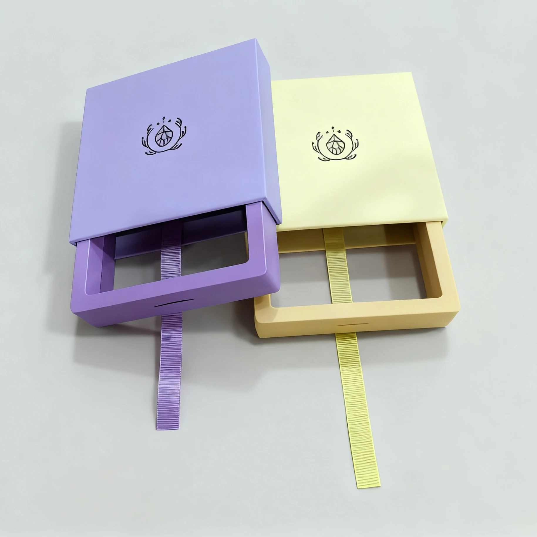 Atoztide Portable Jewelry Boxes Earrings Necklace Bracelet Paper Packaging Box Travel Organizer Display Gift Ready Storage Case
