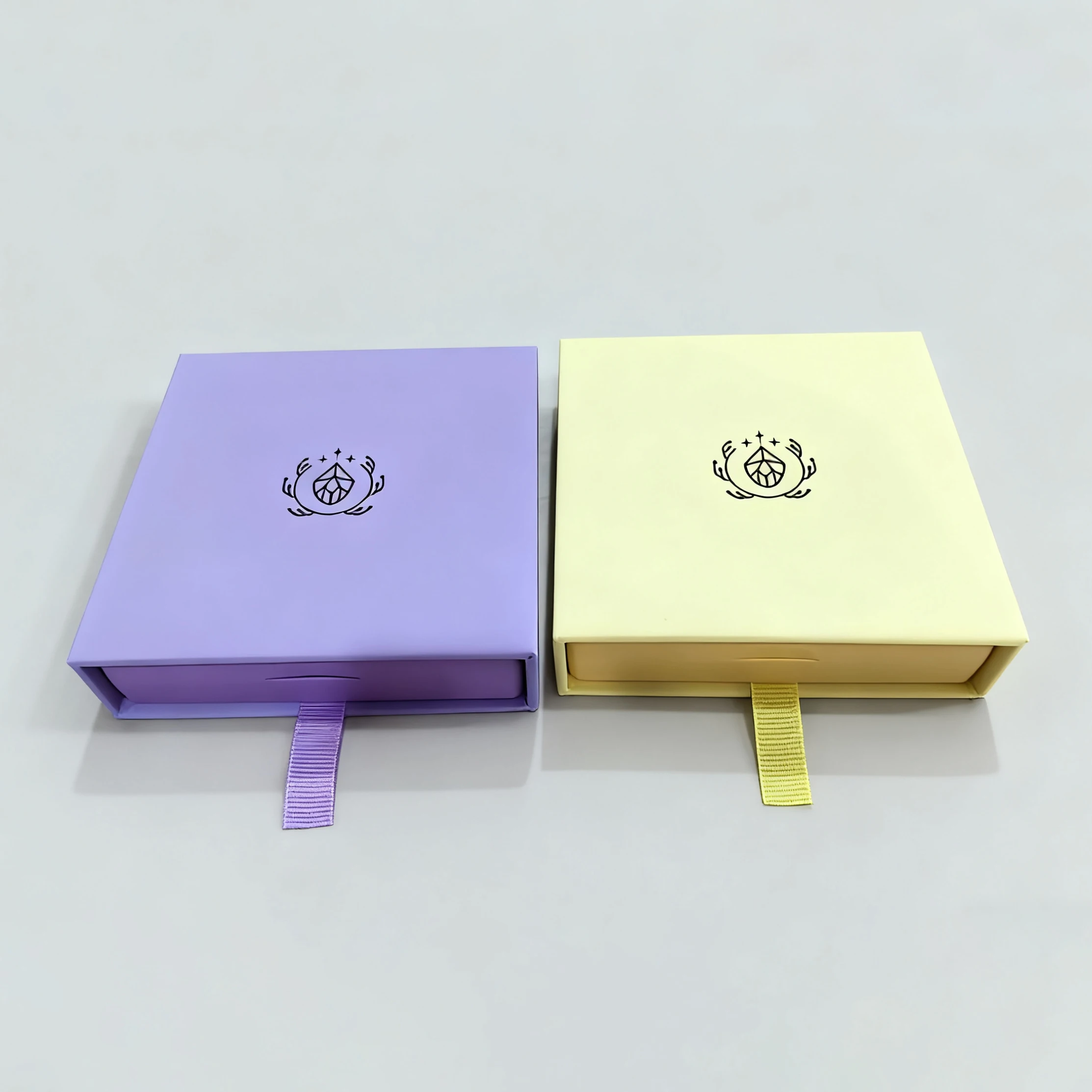 Atoztide Portable Jewelry Boxes Earrings Necklace Bracelet Paper Packaging Box Travel Organizer Display Gift Ready Storage Case