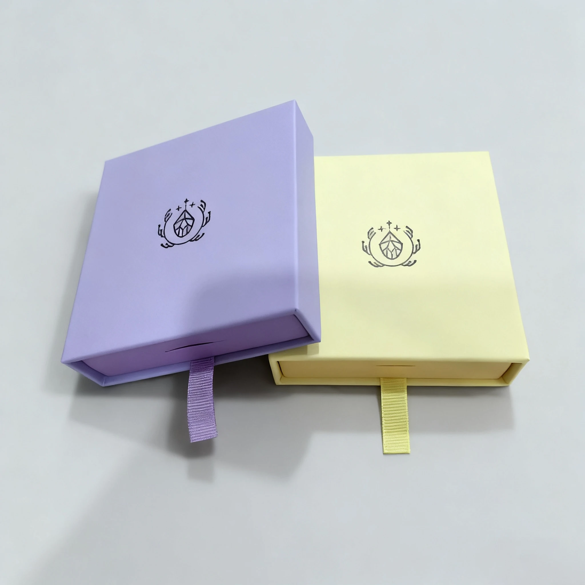 Atoztide Portable Jewelry Boxes Earrings Necklace Bracelet Paper Packaging Box Travel Organizer Display Gift Ready Storage Case