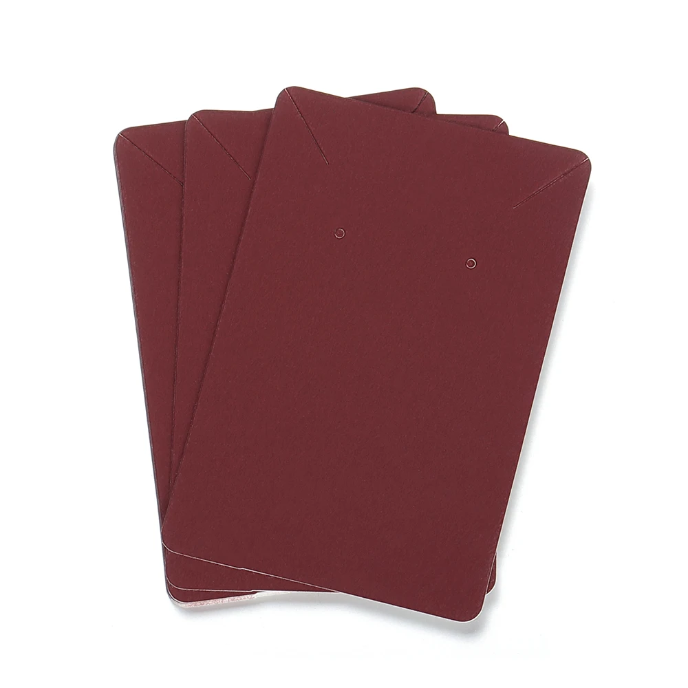 50pcs/lot Paper Display Cards Earrings Necklaces Storage Accessories Plastic jewelry bags Packaging for jewelry DIY Cardboard