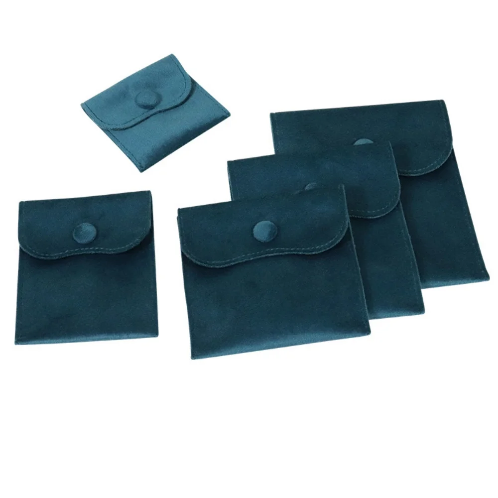 Microfiber Velvet Jewelry Bag  Pouch Earrings Necklace Bracelet Storage Bag Christmas Wedding Gift Packaging Bags for Women