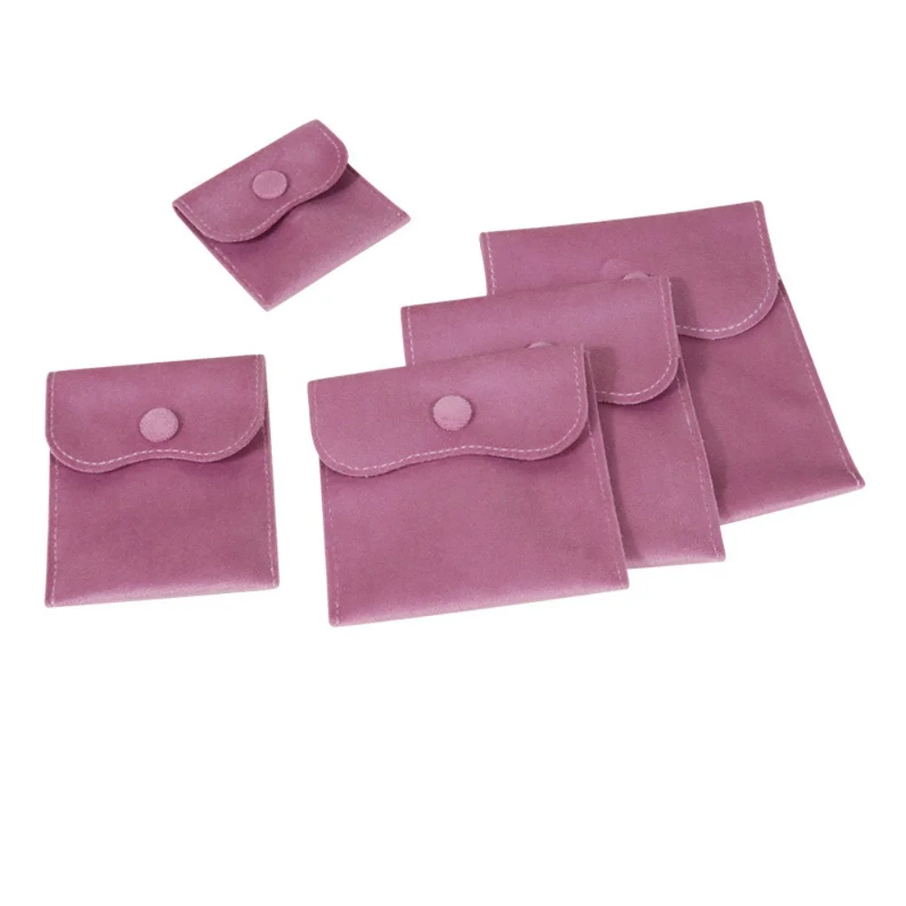 Microfiber Velvet Jewelry Bag  Pouch Earrings Necklace Bracelet Storage Bag Christmas Wedding Gift Packaging Bags for Women