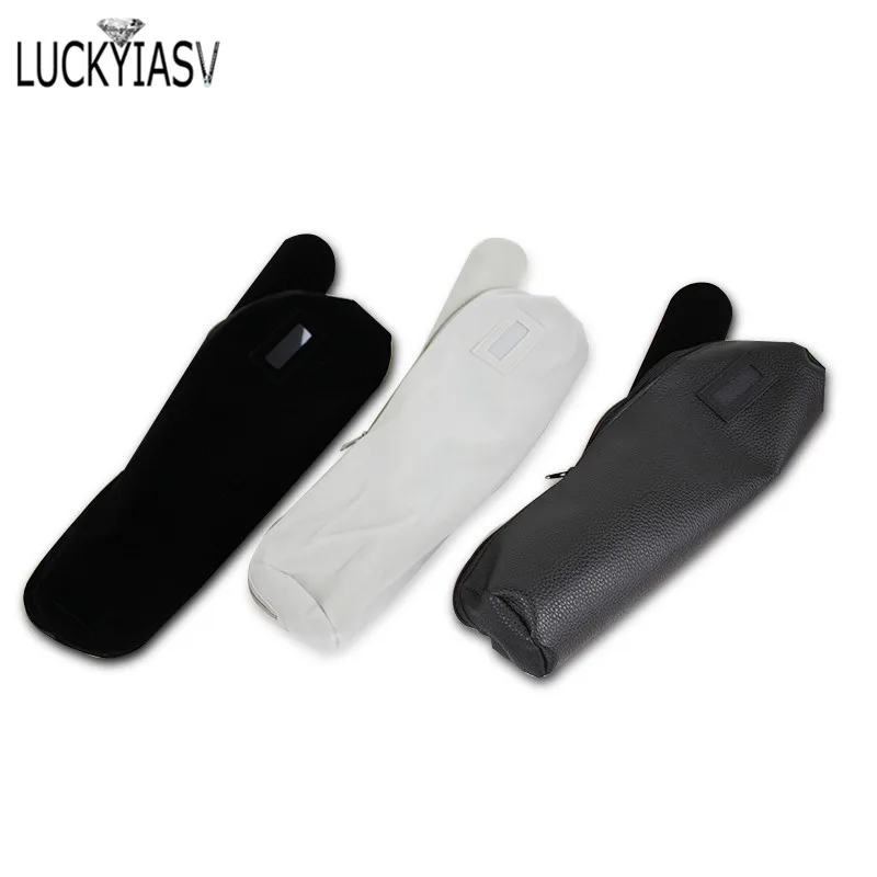 Leather/Velvet Portable Jewelry Storage Bag Jewelry Travel Roll Bag Watch Bracelet Organizer Display Box